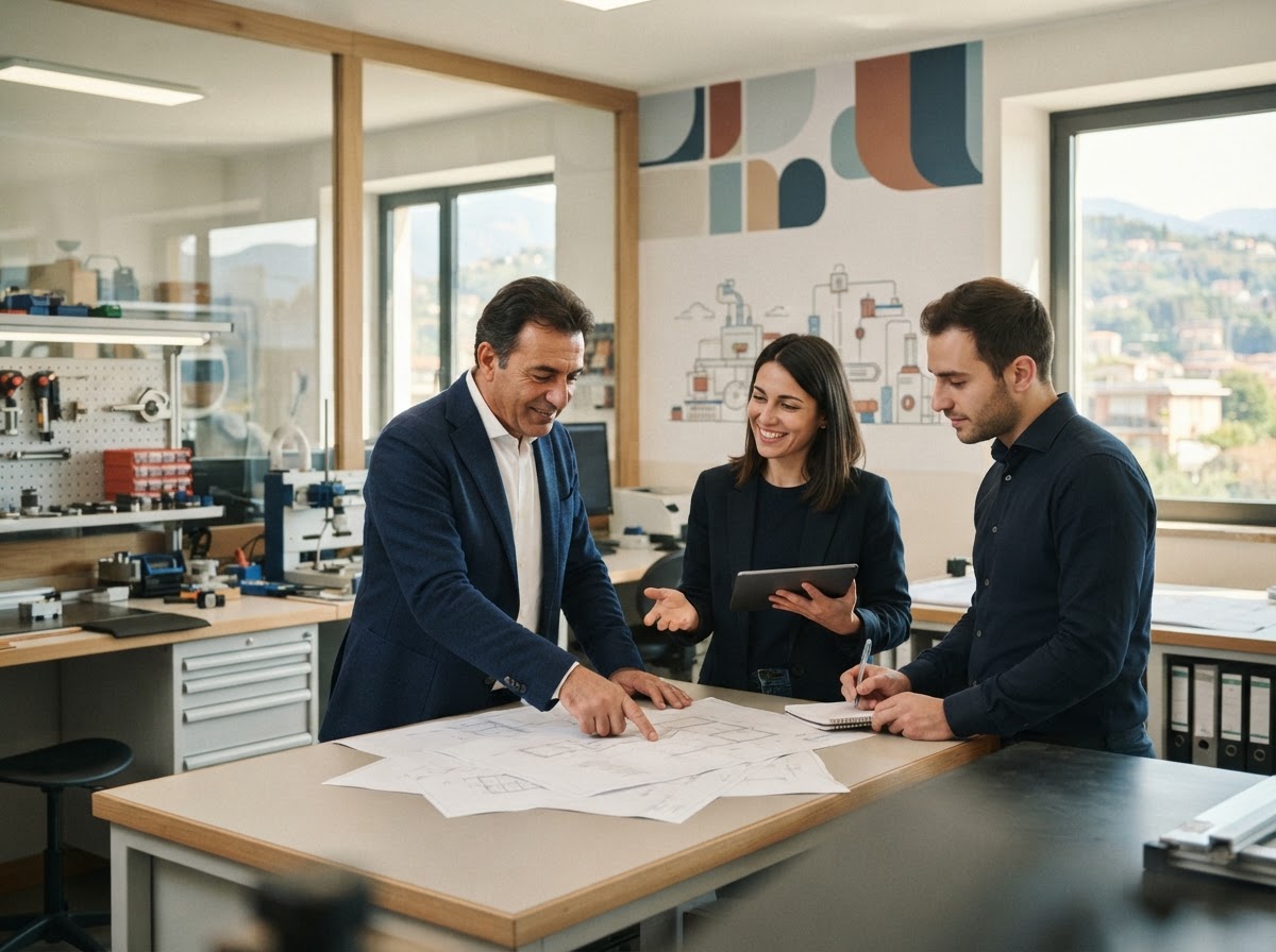 Salda Coniatura team di analisi al lavoro sulla piattaforma di dati finanziari